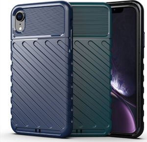 Hurtel Thunder Case elastyczne pancerne etui pokrowiec iPhone XR czarny uniwersalny 12