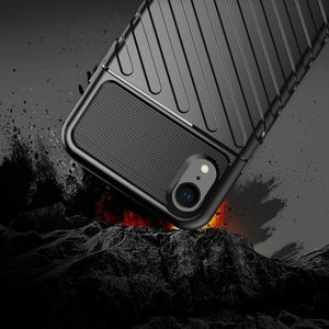 Hurtel Thunder Case elastyczne pancerne etui pokrowiec iPhone XR czarny uniwersalny 4
