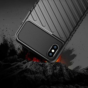 Hurtel Thunder Case elastyczne pancerne etui pokrowiec iPhone XS Max czarny uniwersalny 4