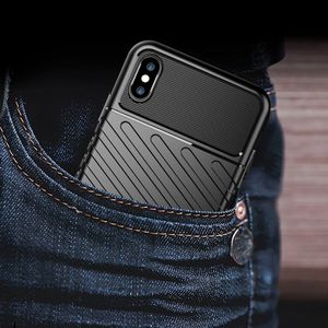 Hurtel Thunder Case elastyczne pancerne etui pokrowiec iPhone XS Max niebieski uniwersalny 10