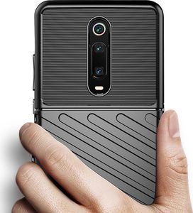 Hurtel Thunder Case elastyczne pancerne etui pokrowiec Xiaomi Mi 9T / Xiaomi Mi 9T Pro czarny uniwersalny 4