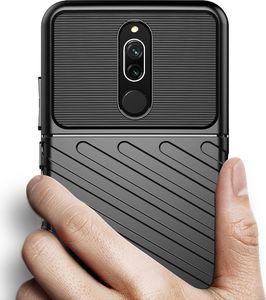 Hurtel Thunder Case elastyczne pancerne etui pokrowiec Xiaomi Redmi 8 czarny uniwersalny 4