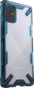 Ringke Ringke Fusion X etui pancerny pokrowiec z ramką Samsung Galaxy A71 niebieski (FUSG0040) uniwersalny 2