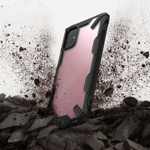 Ringke Ringke Fusion X etui pancerny pokrowiec z ramką Samsung Galaxy A71 niebieski (FUSG0040) uniwersalny 8