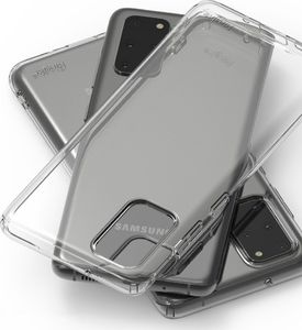Ringke Ringke Air ultracienkie żelowe etui pokrowiec Samsung Galaxy S20 Plus czarny (ARSG0026) uniwersalny 3