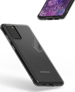 Ringke Ringke Air ultracienkie żelowe etui pokrowiec Samsung Galaxy S20 Plus czarny (ARSG0026) uniwersalny 6
