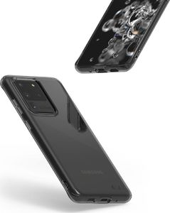 Ringke Ringke Air ultracienkie żelowe etui pokrowiec Samsung Galaxy S20 Ultra czarny (ARSG0028) uniwersalny 2