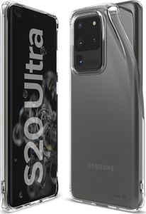 Ringke Ringke Air ultracienkie żelowe etui pokrowiec Samsung Galaxy S20 Ultra czarny (ARSG0028) uniwersalny 3