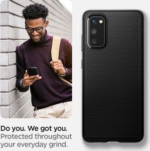 Spigen Etui Spigen Liquid Air Galaxy S20 Matte Black uniwersalny 12
