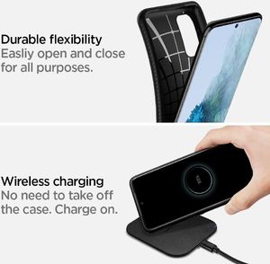 Spigen Etui Spigen Liquid Air Galaxy S20 Matte Black uniwersalny 15