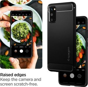 Spigen Etui Rugged Armor Galaxy S20 Matte Black 13