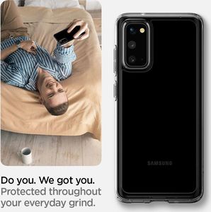 Spigen Etui Ultra Hybrid Galaxy S20 Crystal Clear 12