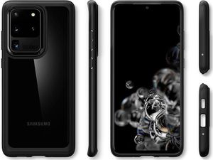 Spigen Etui Ultra Hybrid Galaxy S20 Ultra Matte Black 7