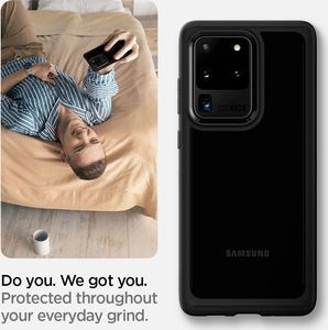 Spigen Etui Ultra Hybrid Galaxy S20 Ultra Matte Black 10