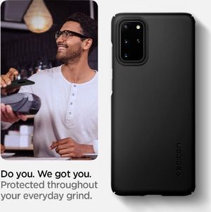 Spigen Etui Spigen Thin Fit Galaxy S20+ Plus Black uniwersalny 11