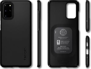 Spigen Etui Spigen Thin Fit Galaxy S20+ Plus Black uniwersalny 8