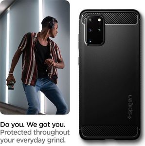 Spigen Etui Rugged Armor Galaxy S20+ Plus Matte Black 12