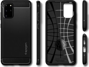 Spigen Etui Rugged Armor Galaxy S20+ Plus Matte Black 9
