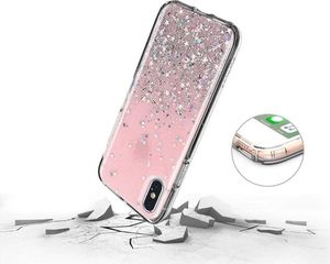 Wozinsky Wozinsky Star Glitter błyszczące etui pokrowiec z brokatem Xiaomi Redmi Note 8 Pro przezroczysty uniwersalny 4