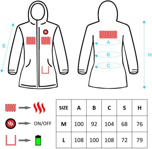 Glovii Kurtka damska GTFBM czarna r. M 5