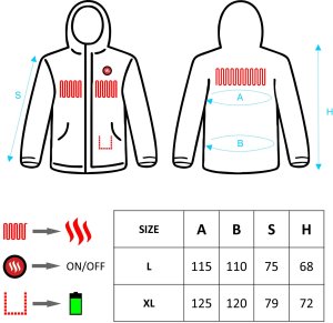 Kurtka męska Glovii GTMB czarna r. L 5