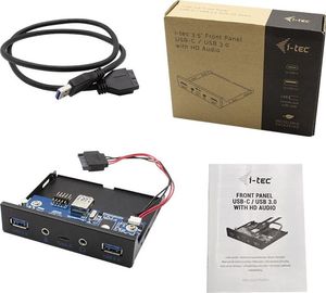 I-TEC Panel przedni USB-C + 2x USB 3.0 + audio (U3CEXTENDA) 3