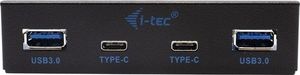 I-TEC Panel przedni 2x USB-C + 2x USB 3.0 (U3CEXTEND22) 2