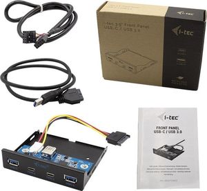 I-TEC Panel przedni 2x USB-C + 2x USB 3.0 (U3CEXTEND22) 3