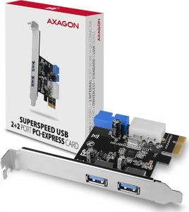 Kontroler Axagon PCIe 2.0 x1 - 2x USB 3.0 (PCEU-232VL) 5