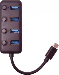 HUB USB PremiumCord 4x USB-A 3.0 (ku31hub08) 2