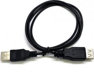 Kabel USB C-Tech USB-A - USB-A 1.8 m Czarny (CB-USB2AA-18-B) 1