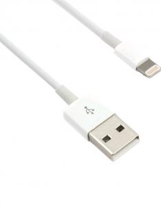 Kabel USB C-Tech USB-A - Lightning 2 m Biały (CB-APL-20W) 1