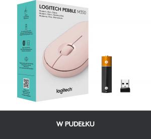 Mysz Logitech M350 Pebble Rose (910-005717) 9