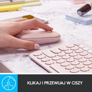 Mysz Logitech M350 Pebble Rose (910-005717) 4