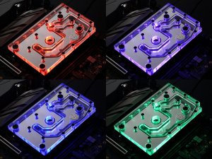 BitsPower Bitspower Monoblock für ASRock X399M Taichi RGB Nickel - Acryl 3