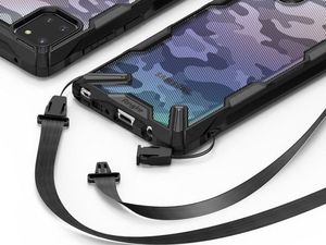 Ringke Etui Ringke Fusion X do Samsung Galaxy Note 10 Lite Camo Black uniwersalny 4