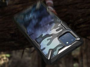 Ringke Etui Ringke Fusion X do Samsung Galaxy Note 10 Lite Camo Black uniwersalny 6