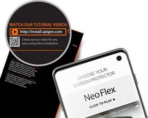 Spigen 2x Folia ochronna Spigen Neo Flex HD do Galaxy S20 Ultra Case Friendly uniwersalny 5