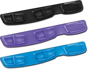 Fellowes seria CRYSTAL Health-V podkładka przed klawiaturę, niebieska (9183101) 2