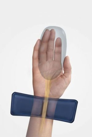 Fellowes seria FABRIC Health-V podkładka przed klawiaturę, czarna (9182801) 3
