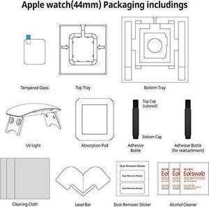 Whitestone SZKŁO HARTOWANE WHITESTONE DOME GLASS APPLE WATCH 4/5 (40MM) CLEAR 6