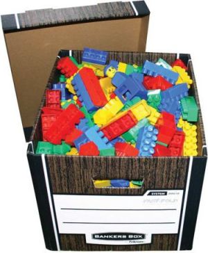 Fellowes Bankers Box WOODGRAIN - pudło na archiwa FastFold, (0061001) 4