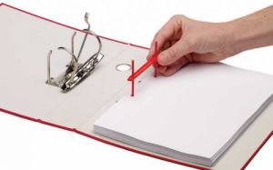 Fellowes klips do spinania dokumentów 85 mm, czerwony op. 100 szt. (0089601) 5