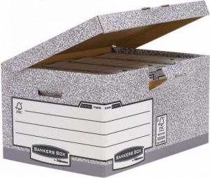 Fellowes Bankers Box System z FSC pudło na archiwa z uchylnym wiekiem FastFold, 10 szt. (1181501) 1