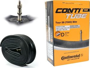 Continental Dętka Continental Tour 28'' x 1,1'' - 1,45'' wentyl dunlop 40 mm uniwersalny 1