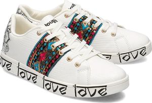 Desigual Desigual Cosmic Exotic - Sneakersy Damskie - 20SSKP26 1000 40 1