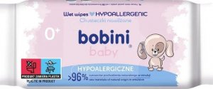Bobini Baby Chusteczki nawilżane dla dzieci i niemowląt Hypoalergiczne 60 szt. 1