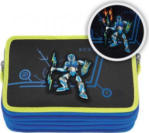 Piórnik Step by Step XXL Future Robot z wyposażeniem granatowy 2