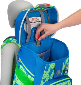 Step by Step Zestaw szkolny Space Neon Fancy Police niebieski 5 el. 10