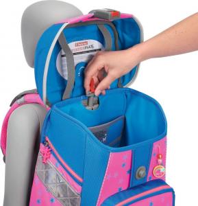 Step by Step Zestaw szkolny Space Neon Freaky Heartbeat różowy 5 el. 10